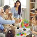 Jogo de Equilíbrio Educativo com Blocos de Empilhamento – Brinquedo Divertido para Crianças e Família