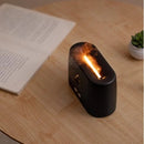 Umidificador de Ar Ultrassônico com Luz LED Chama e Aromaterapia