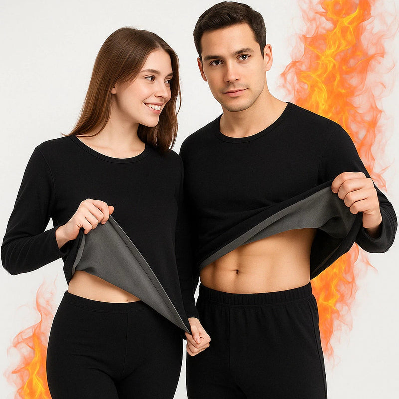 Conjunto Segunda Pele Térmica Flanelada para Inverno Rigoroso