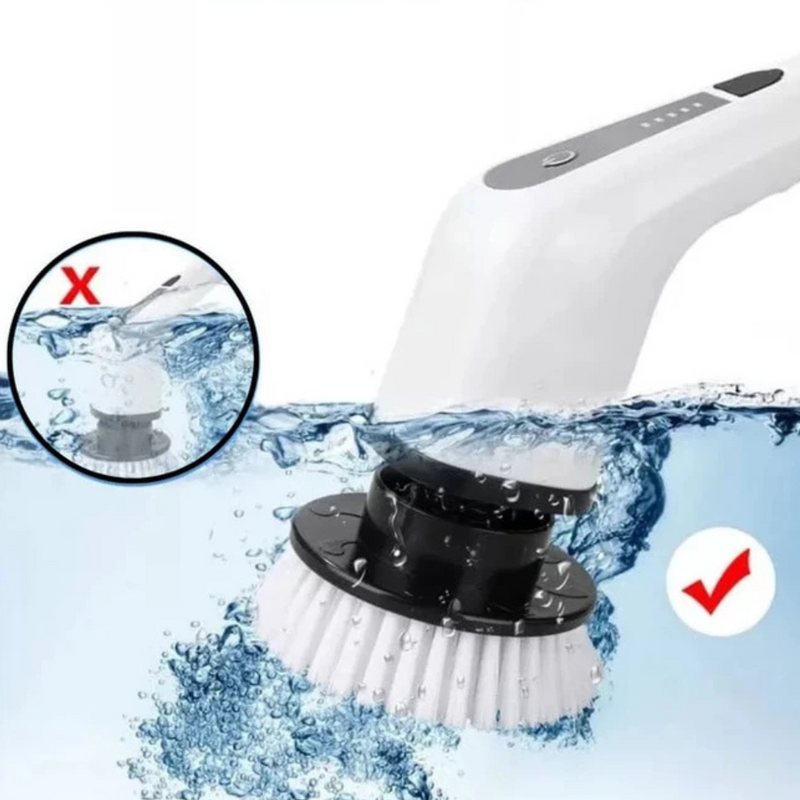 Escova de Limpeza Elétrica 3 em 1 Multifuncional Recarregável