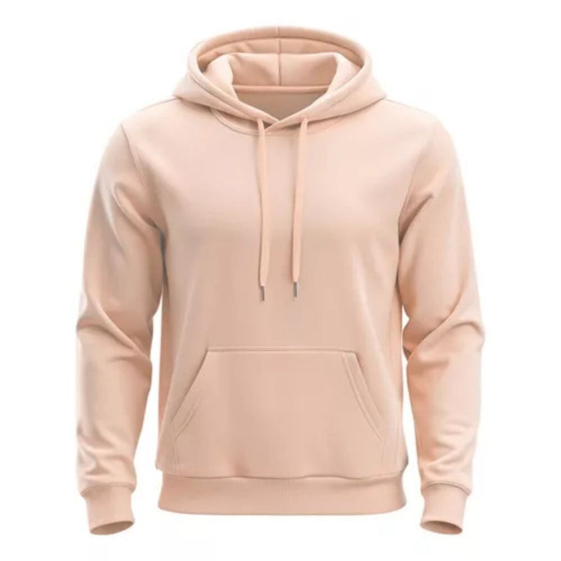 Moletom Unissex Flanelado Canguru com Capuz de Algodão