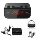 Rádio Relógio Digital de Mesa com Alarme Bivolt 110/220V
