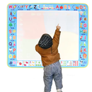 Tapete Mágico de Desenho com Água 100x80cm – Brinquedo Educativo Reutilizável com Canetas Mágicas para Crianças